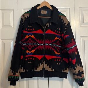 Vintage 1980s Pendleton High Grade Western Wear Mens Jacket Coat Sz. L